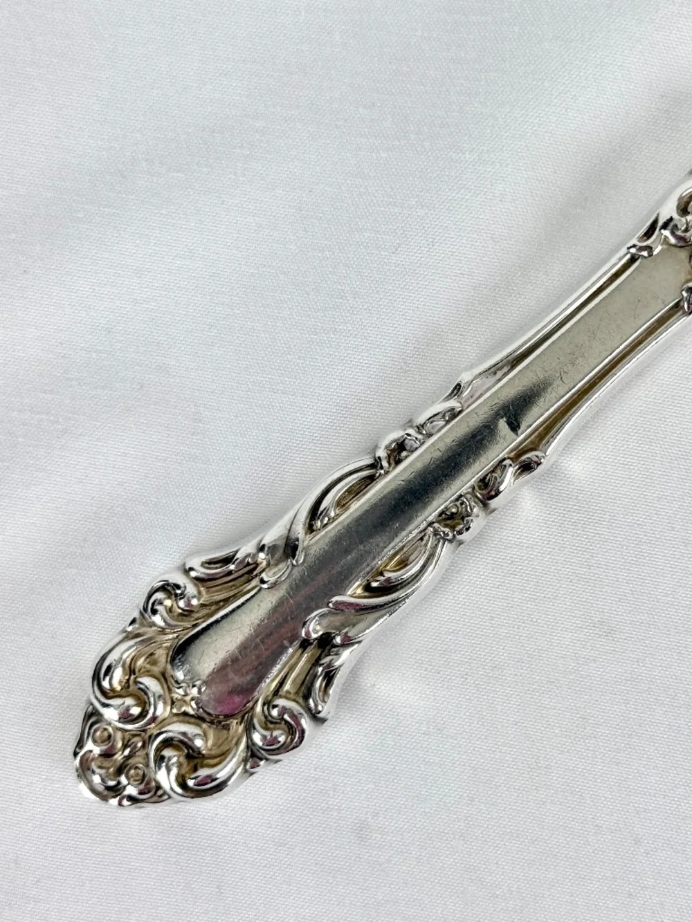 Vintage Grand Renaissance Sterling Silver Dinner Knife 9 inch Reed and Barton